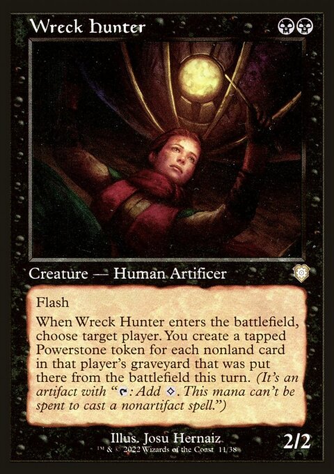 Wreck Hunter, The Brothers' War Commander #11, Magic: The Gathering card