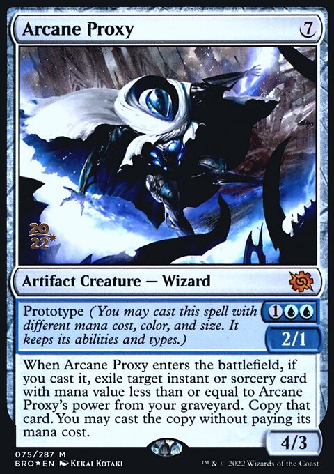 Arcane Proxy, The Brothers' War Promos #75s, Magic: The Gathering card