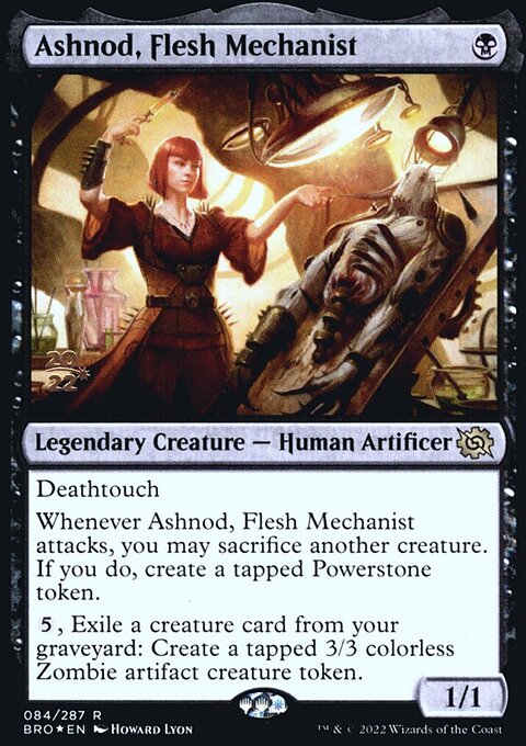 Ashnod, Flesh Mechanist, The Brothers' War Promos #84s, Magic: The Gathering card