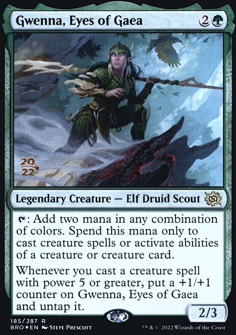 Gwenna, Eyes of Gaea, The Brothers' War Promos #185s, Magic: The Gathering card