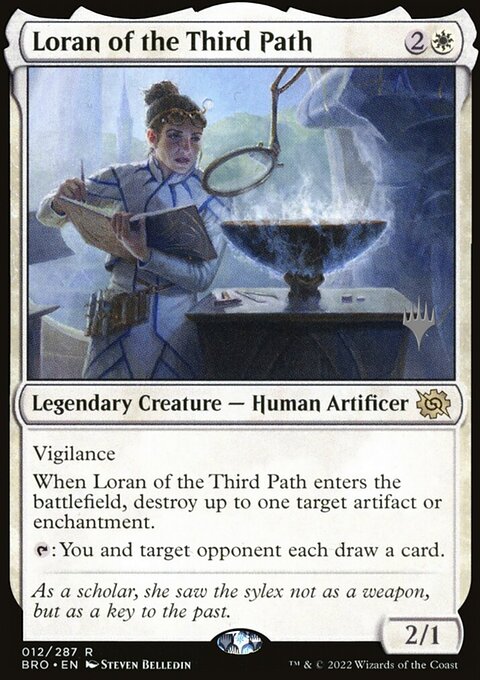 Loran of the Third Path, The Brothers' War Promos #12p, Magic: The Gathering card