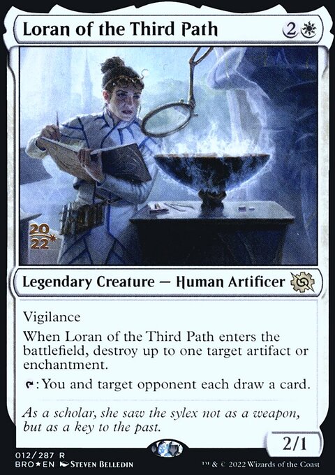 Loran of the Third Path, The Brothers' War Promos #12s, Magic: The Gathering card