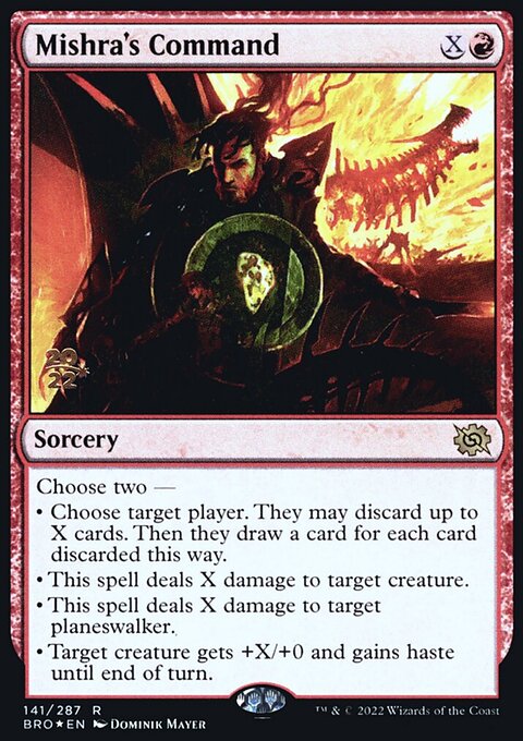 Mishra's Command, The Brothers' War Promos #141s, Magic: The Gathering card