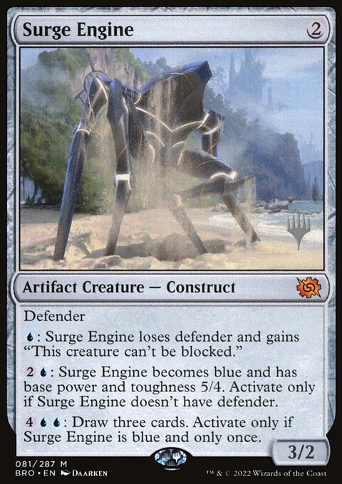 Surge Engine, The Brothers' War Promos #81p, Magic: The Gathering card