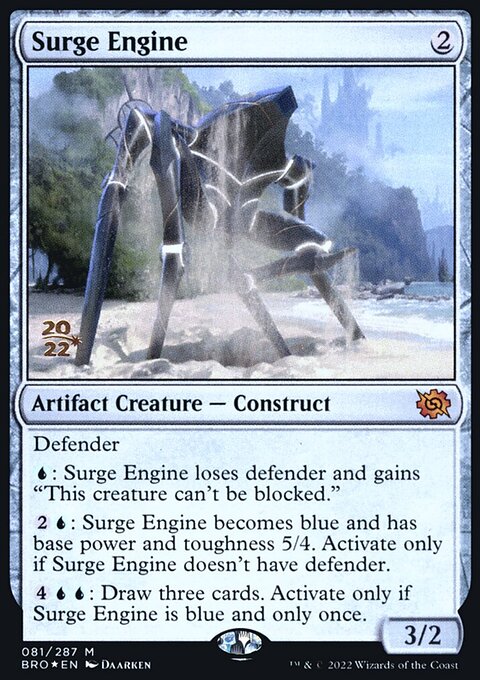 Surge Engine, The Brothers' War Promos #81s, Magic: The Gathering card