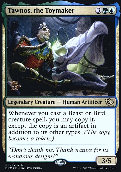 Tawnos, the Toymaker, The Brothers' War Promos #222s, Magic: The Gathering card