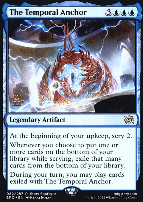 The Temporal Anchor, The Brothers' War Promos #82s, Magic: The Gathering card