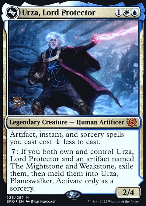 Urza, Lord Protector // Urza, Planeswalker, The Brothers' War Promos #225s, Magic: The Gathering card