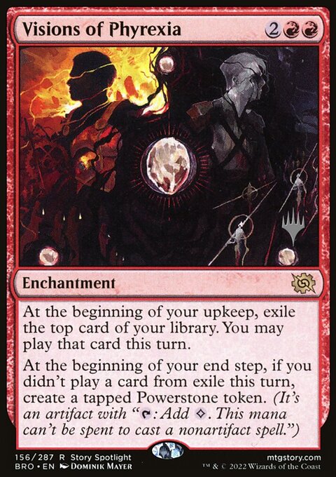 Visions of Phyrexia, The Brothers' War Promos #156p, Magic: The Gathering card