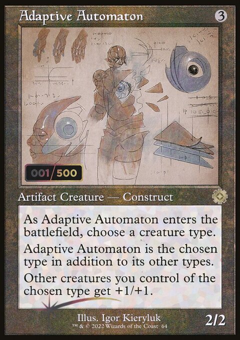 Adaptive Automaton, The Brothers' War Retro Artifacts #64z, Magic: The Gathering card