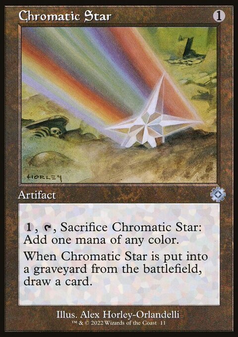 Chromatic Star, The Brothers' War Retro Artifacts #11, Magic: The Gathering card