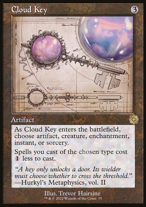 Cloud Key, The Brothers' War Retro Artifacts #75, Magic: The Gathering card