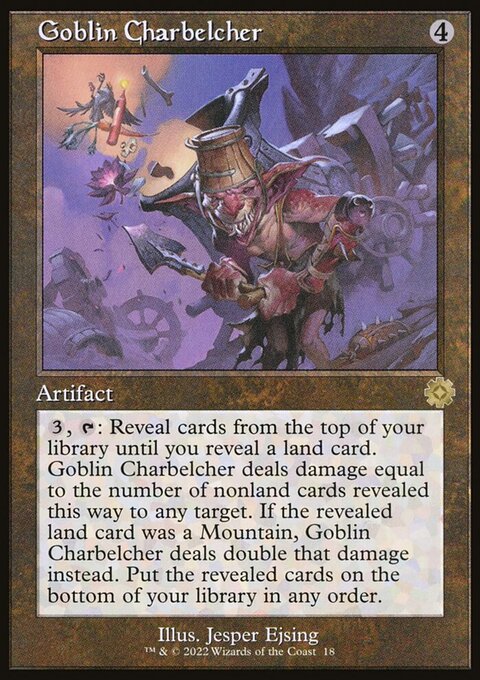 Goblin Charbelcher, The Brothers' War Retro Artifacts #18, Magic: The Gathering card