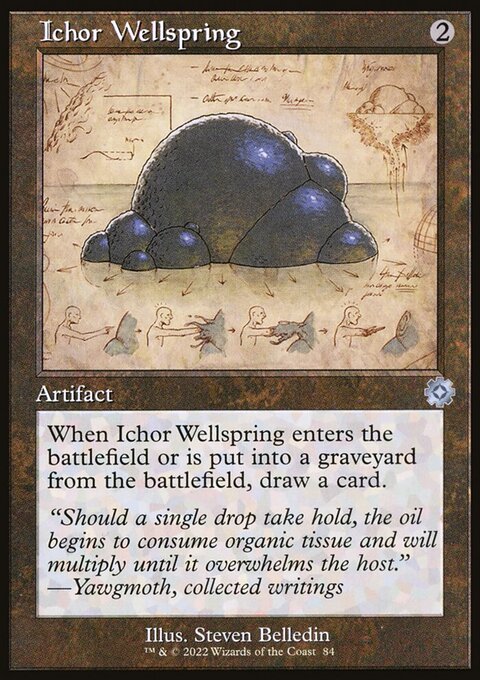 Ichor Wellspring, The Brothers' War Retro Artifacts #84, Magic: The Gathering card