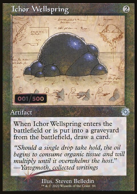 Ichor Wellspring, The Brothers' War Retro Artifacts #84z, Magic: The Gathering card