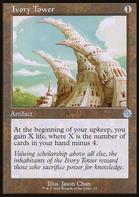 Ivory Tower, The Brothers' War Retro Artifacts #23, Magic: The Gathering card