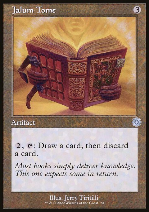 Jalum Tome, The Brothers' War Retro Artifacts #24, Magic: The Gathering card