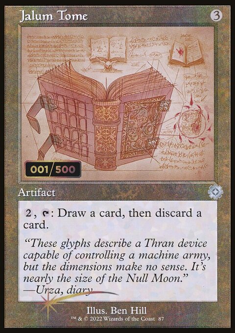 Jalum Tome, The Brothers' War Retro Artifacts #87z, Magic: The Gathering card