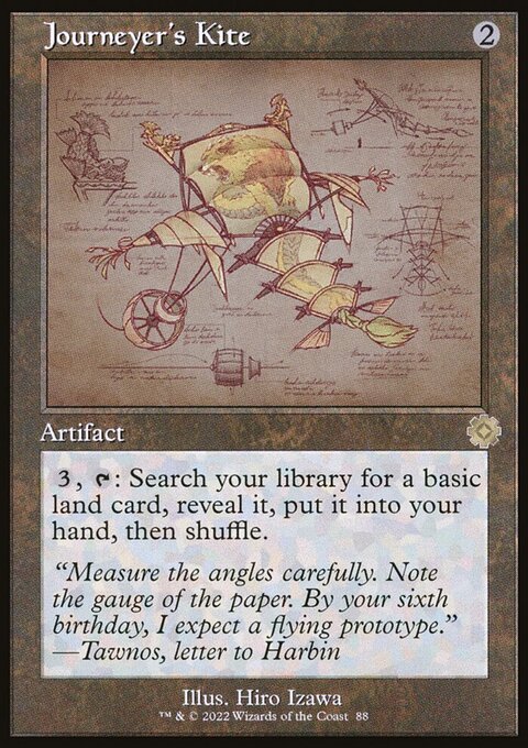 Journeyer's Kite, The Brothers' War Retro Artifacts #88, Magic: The Gathering card