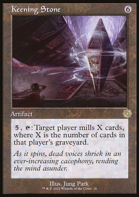 Keening Stone, The Brothers' War Retro Artifacts #26, Magic: The Gathering card