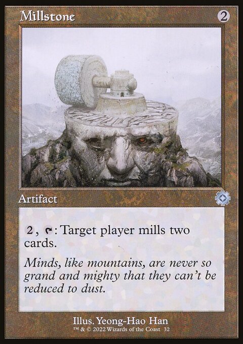 Millstone, The Brothers' War Retro Artifacts #32, Magic: The Gathering card