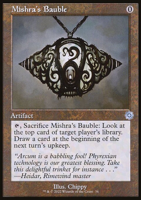 Mishra's Bauble, The Brothers' War Retro Artifacts #34, Magic: The Gathering card