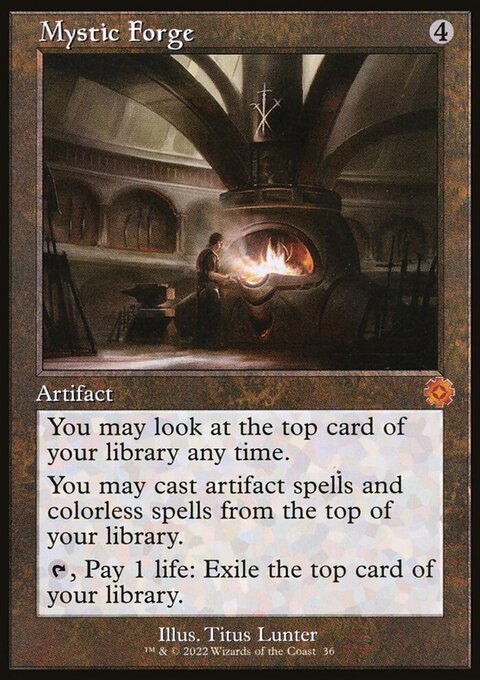 Mystic Forge, The Brothers' War Retro Artifacts #36, Magic: The Gathering card