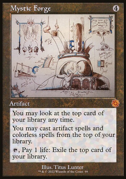Mystic Forge, The Brothers' War Retro Artifacts #99, Magic: The Gathering card