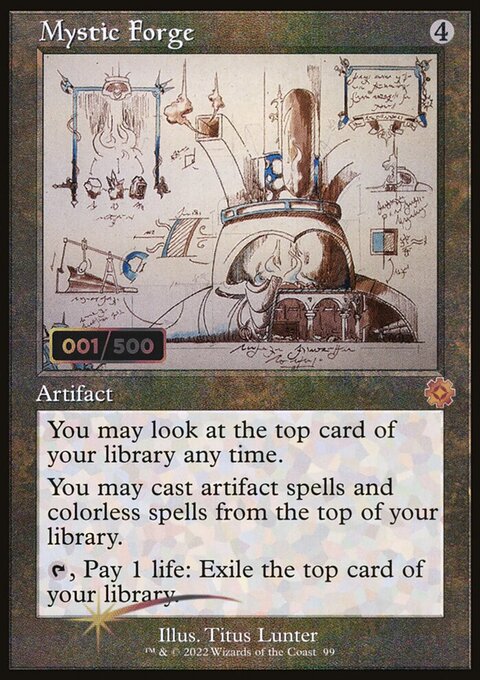 Mystic Forge, The Brothers' War Retro Artifacts #99z, Magic: The Gathering card