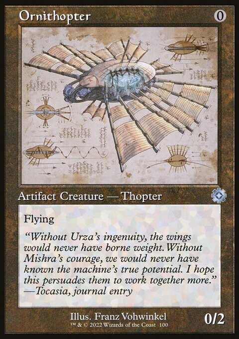 Ornithopter, The Brothers' War Retro Artifacts #100, Magic: The Gathering card