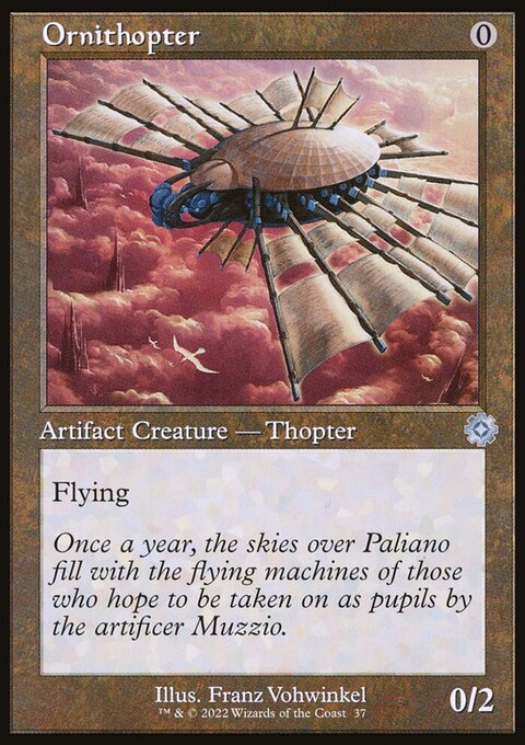Ornithopter, The Brothers' War Retro Artifacts #37, Magic: The Gathering card