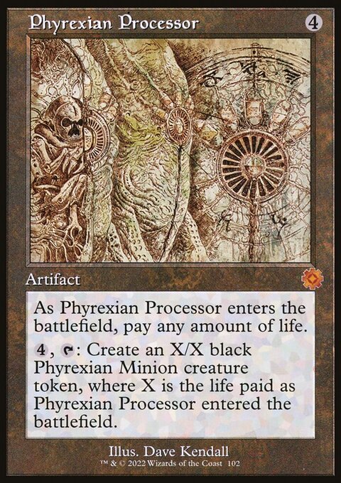Phyrexian Processor, The Brothers' War Retro Artifacts #102, Magic: The Gathering card