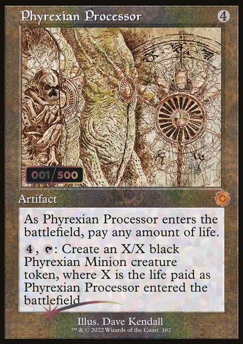 Phyrexian Processor, The Brothers' War Retro Artifacts #102z, Magic: The Gathering card