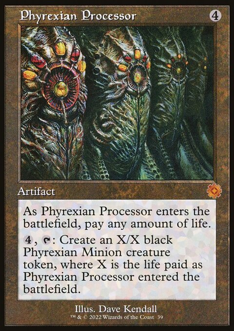 Phyrexian Processor, The Brothers' War Retro Artifacts #39, Magic: The Gathering card