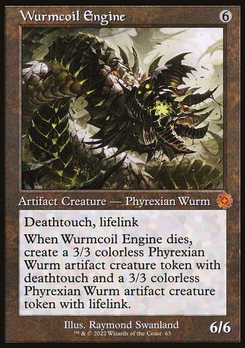 Wurmcoil Engine, The Brothers' War Retro Artifacts #63, Magic: The Gathering card