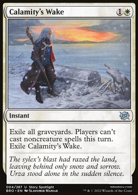 Calamity's Wake, The Brothers' War #4, Magic: The Gathering card