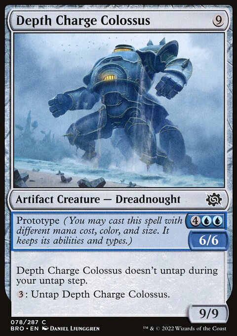 Depth Charge Colossus, The Brothers' War #78, Magic: The Gathering card