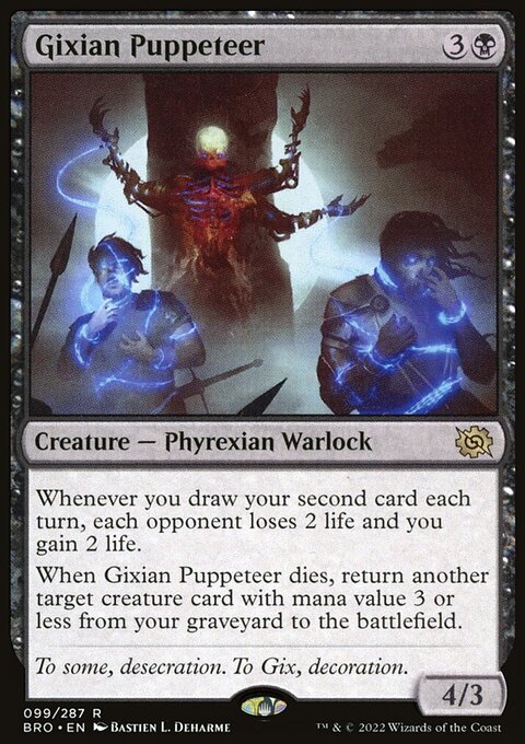 Gixian Puppeteer, The Brothers' War #99, Magic: The Gathering card