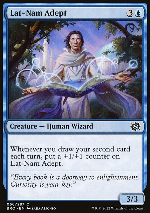 Lat-Nam Adept, The Brothers' War #56, Magic: The Gathering card
