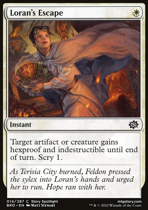Loran's Escape, The Brothers' War #14, Magic: The Gathering card