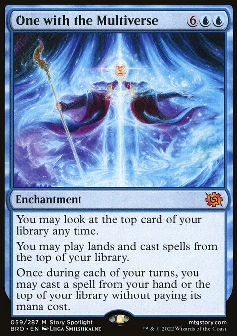 One with the Multiverse, The Brothers' War #59, Magic: The Gathering card