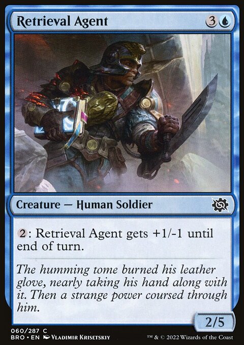 Retrieval Agent, The Brothers' War #60, Magic: The Gathering card