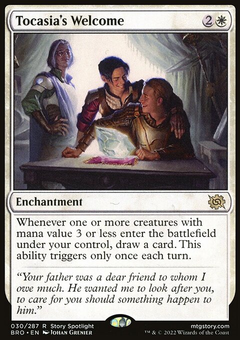 Tocasia's Welcome, The Brothers' War #30, Magic: The Gathering card
