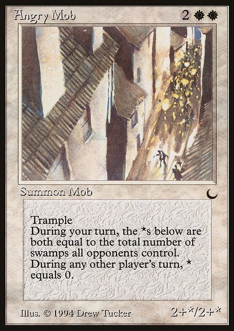 Angry Mob, The Dark #1, Magic: The Gathering card