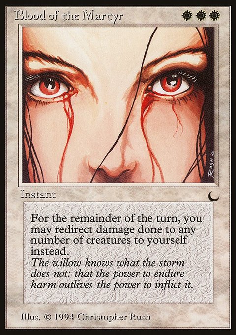 Blood of the Martyr, The Dark #2, Magic: The Gathering card