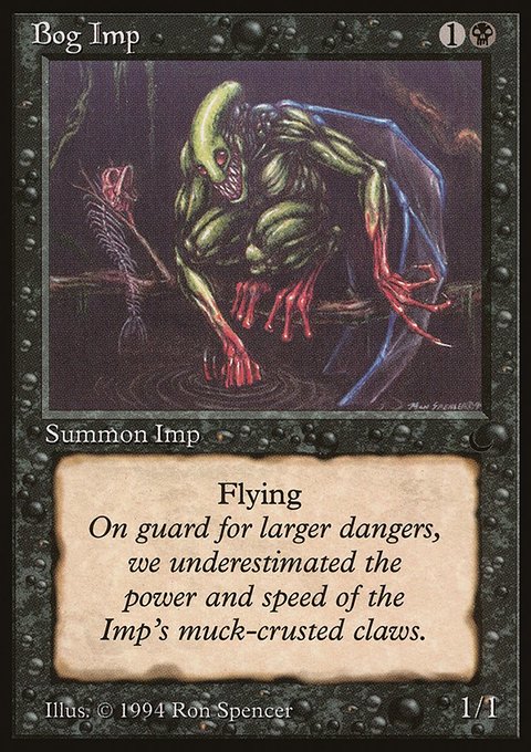 Bog Imp, The Dark #41, Magic: The Gathering card