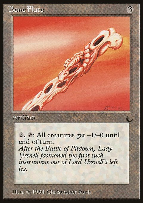 Bone Flute, The Dark #97, Magic: The Gathering card