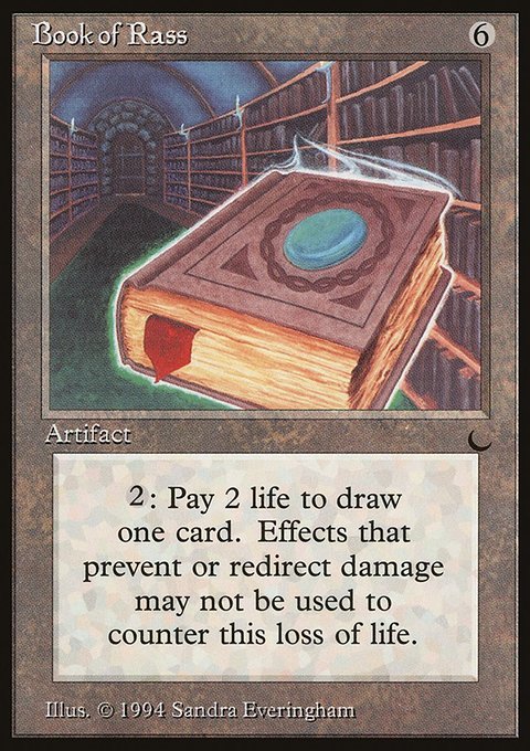 Book of Rass, The Dark #98, Magic: The Gathering card