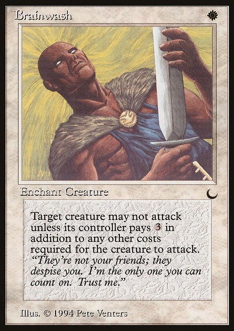 Brainwash, The Dark #3, Magic: The Gathering card