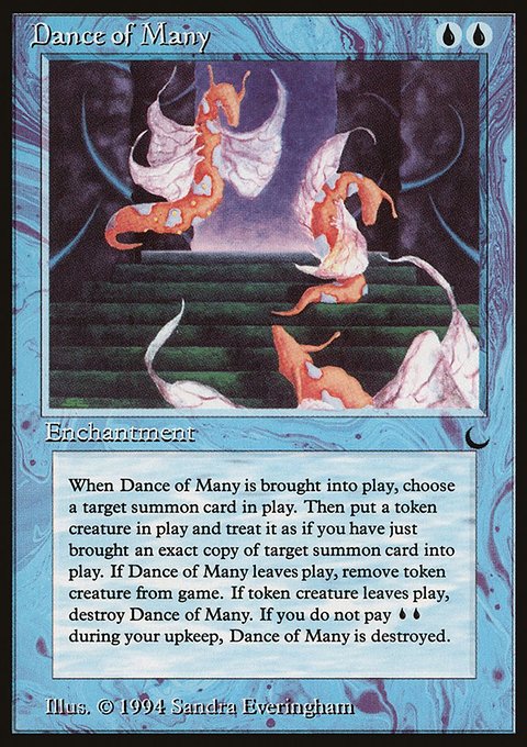 Dance of Many, The Dark #22, Magic: The Gathering card